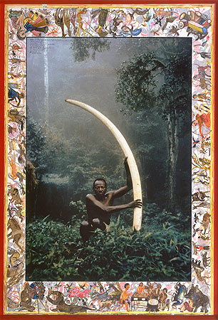 Peter Beard, Elui with Elephant Tusk